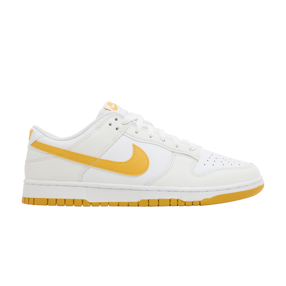 Dunk Low White University Gold