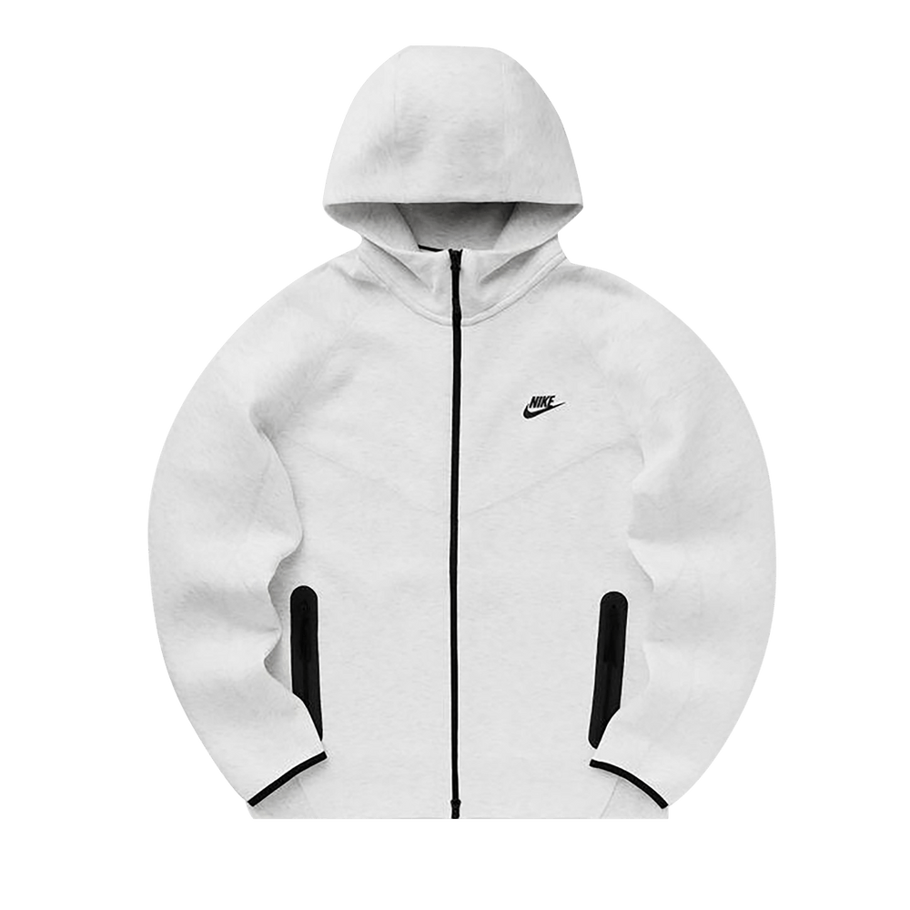 Buy Nike Sportswear Tech Fleece Windrunner Full Zip Hoodie Birch Heather Black FB7921 051 GOAT UK