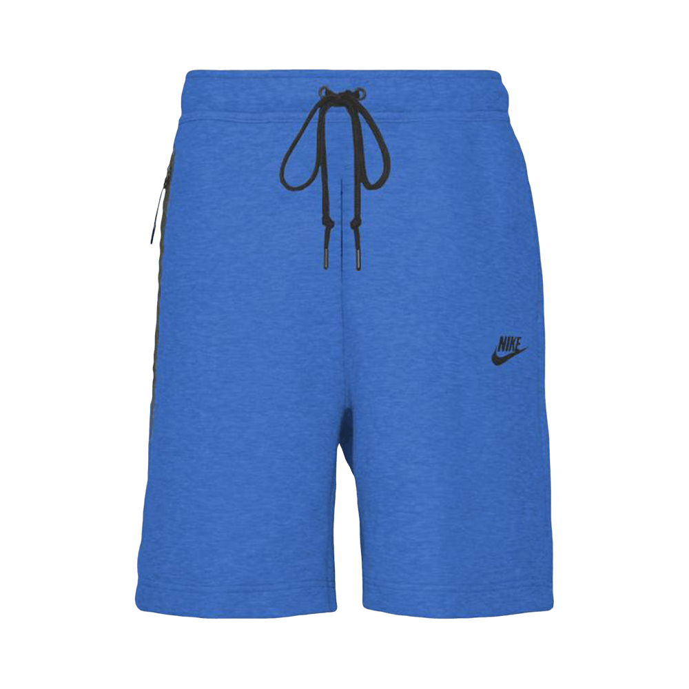 tech fleece shorts blue