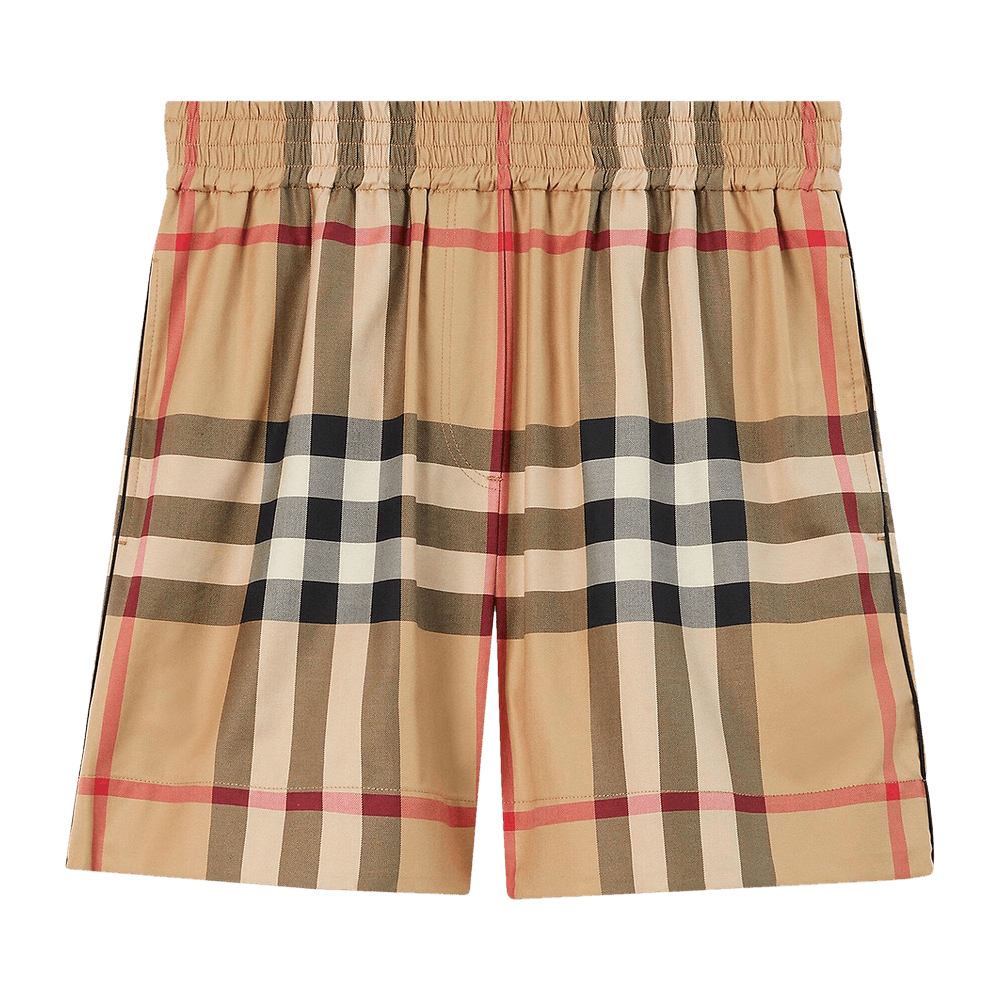 Buy Burberry Check Shorts 'Archive Beige' - 8071091 | GOAT