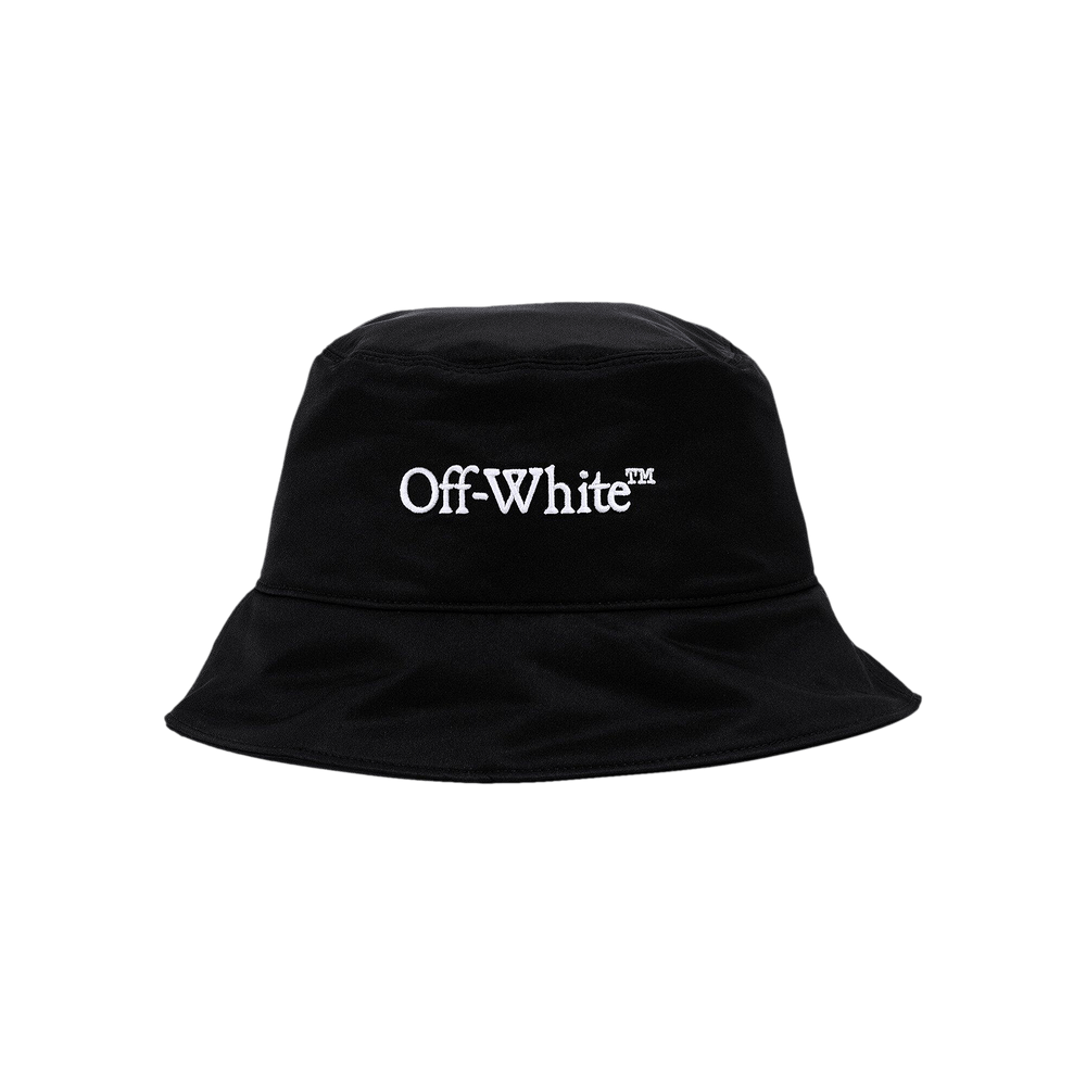 【関税＆送料込み】Off-White 'Bookish' Bucket Hat Off-White Men's Bookish Denim Logo Bucket Hat | Neiman Marcus
