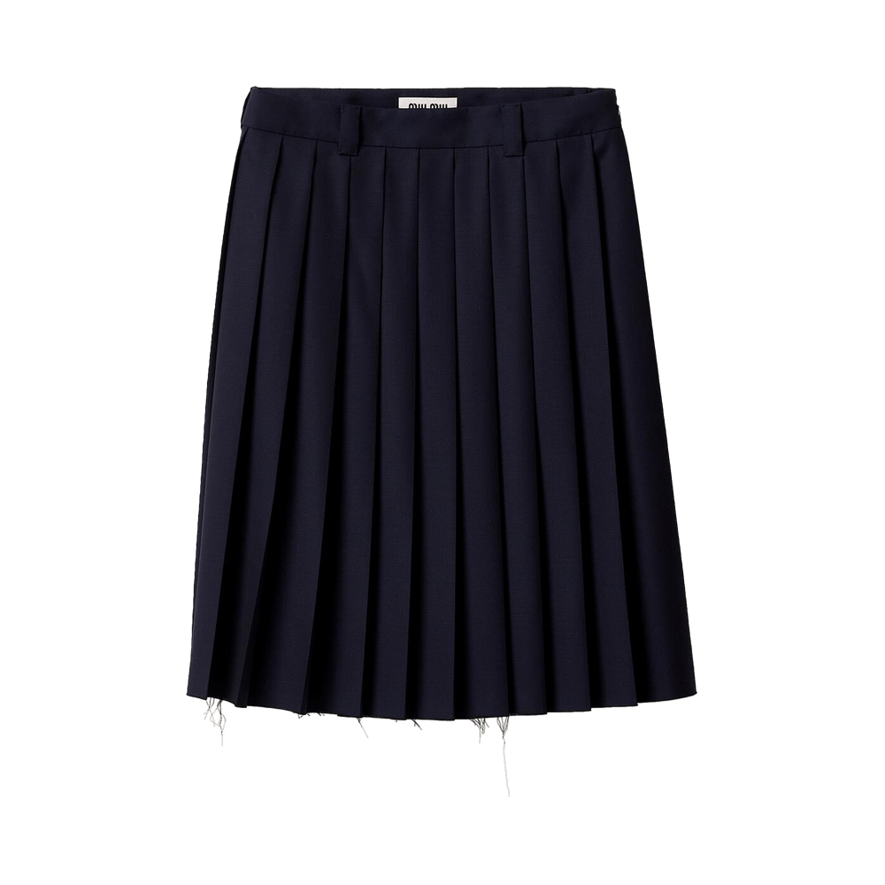 Buy Miu Miu Batavia Skirt 'Blue' - MG2052 11AD F0008 | GOAT