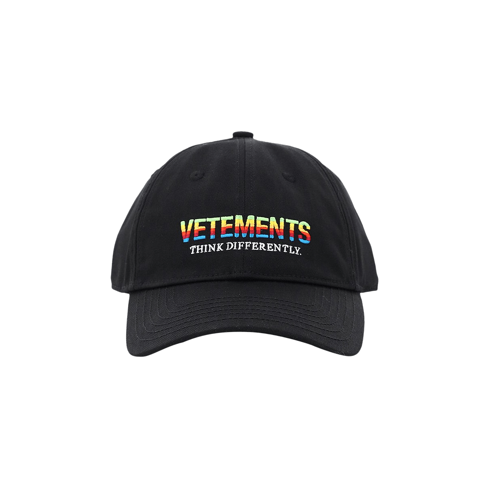 VETEMENTS ロゴ キャップ | ブラック | FARFETCH JP