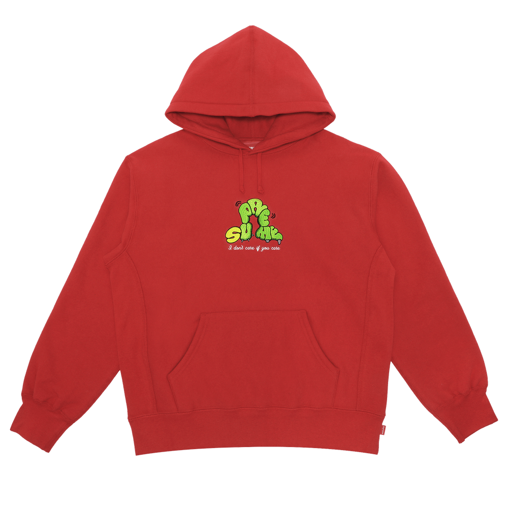 Supreme Don't Care Hooded Sweatshirt (SS21) - $158