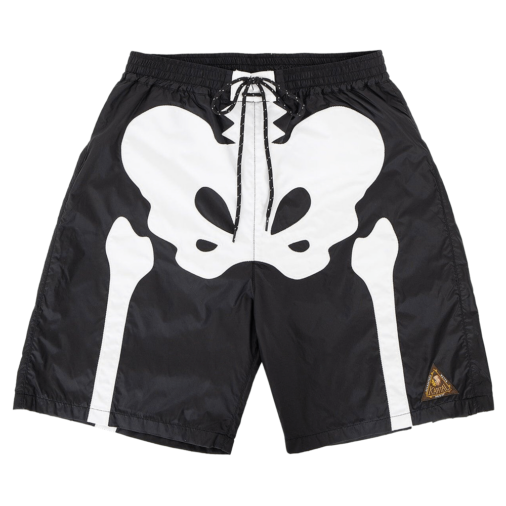 Buy Kapital Bone Swim Trunks 'Black' - K2304SP140 BLAC | GOAT