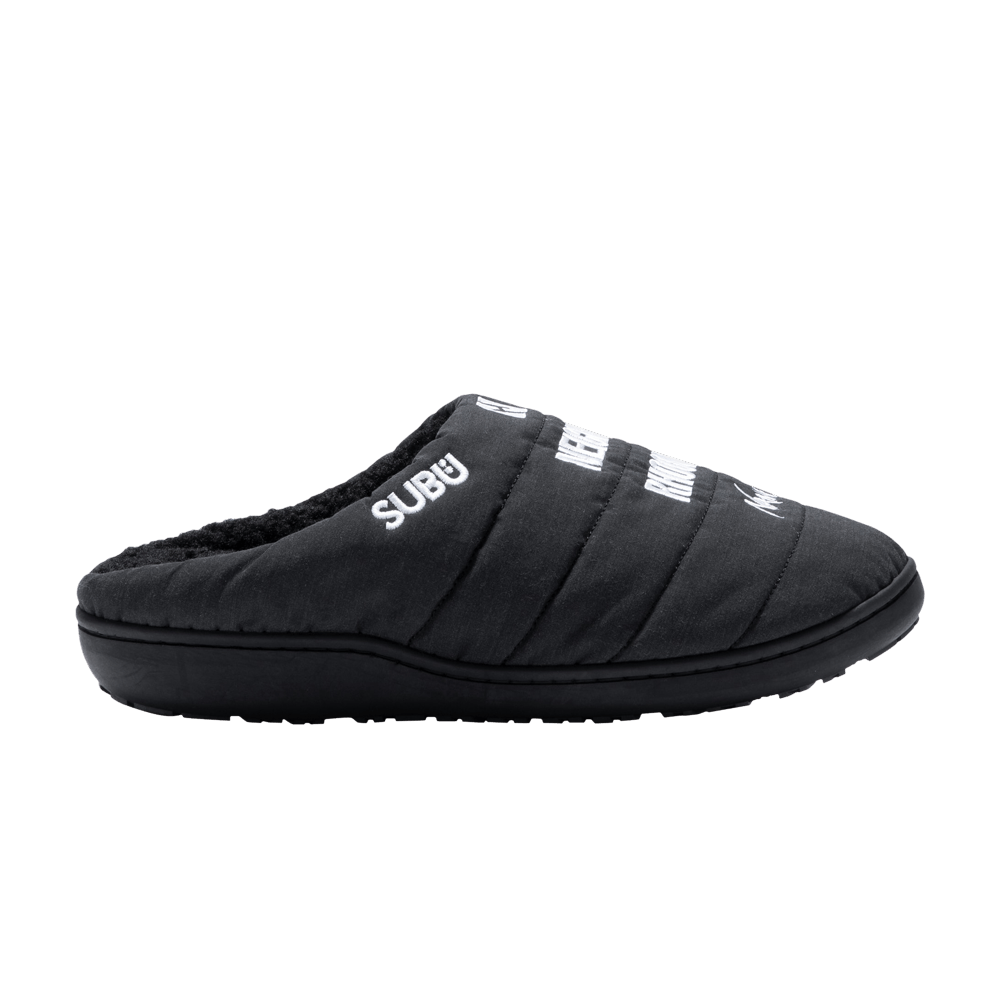 Buy NANGA x SUBU x Neighborhood Takibi Quilted Slipper 'Black