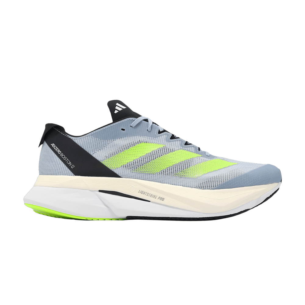 Buy adidas Adizero Boston 12 'Wonder Blue Lucid Lemon' - ID4233 | GOAT