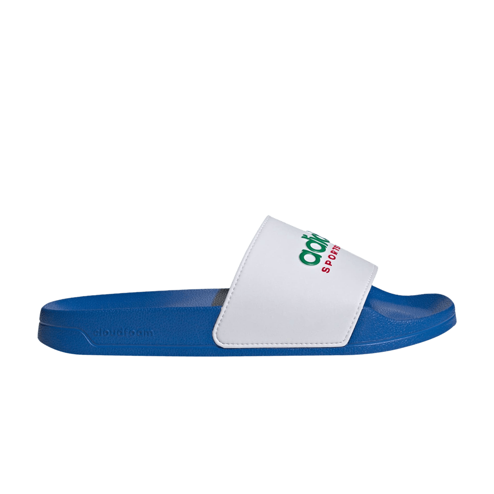 Buy Adidas Adilette Shower Slides 'Bright Royal White' - IE8943 | GOAT