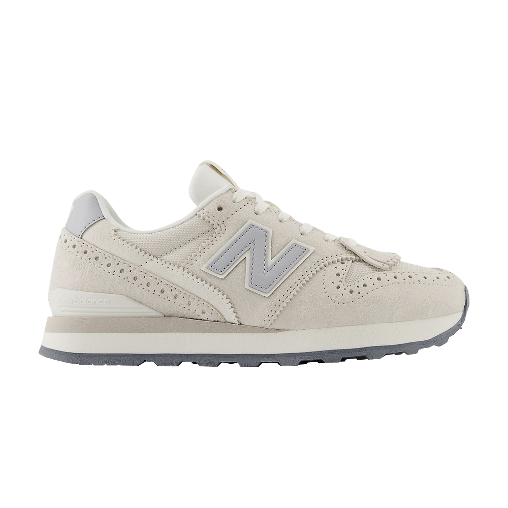 New Balance WL996TJ2【24cm】 NEW BALANCE 996 leather-trimmed suede and mesh sneakers