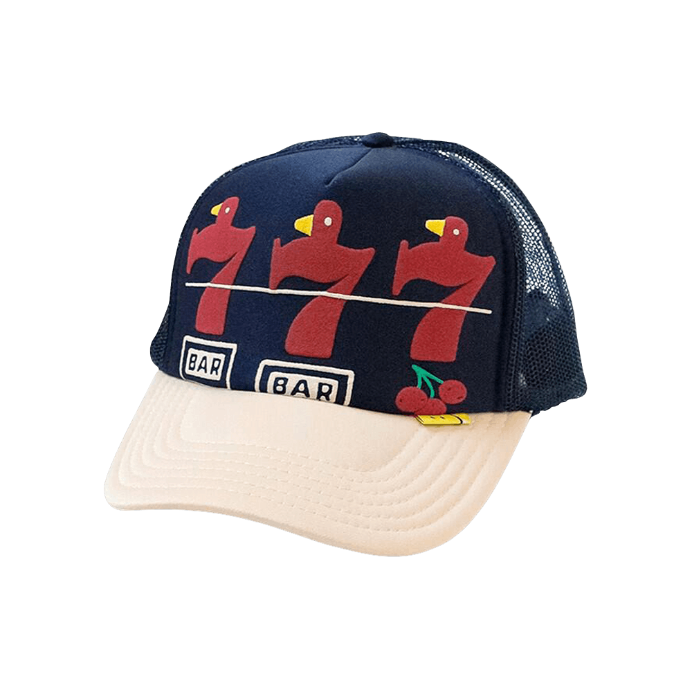 Buy Kapital Lucky Battery Bird Truck Cap 'Navy/Ecru