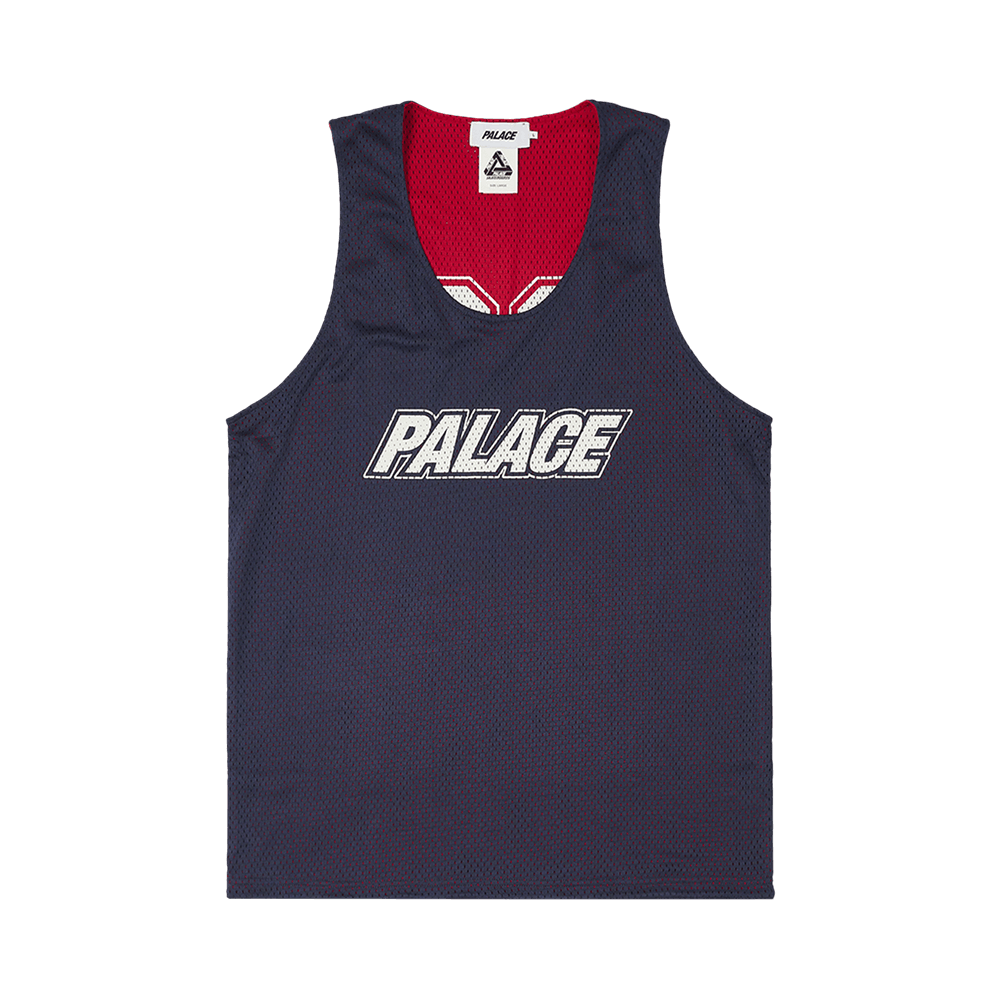 ウェア palace MESH REVERSO BORDER VEST BLACK Buy Palace Mesh Reverso Border Vest 'Navy' - P26ES046 | GOAT CA