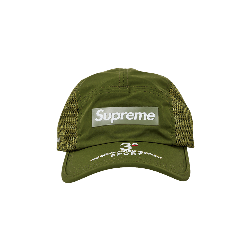 Buy Supreme Mesh Side Panel Camp Cap 'Olive' - SS24H62 OLIVE | GOAT