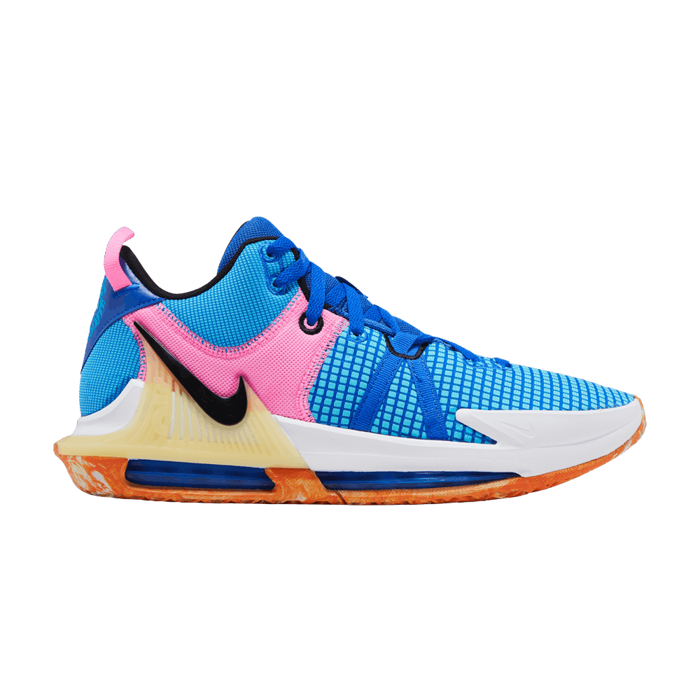 blue pink yellow nike