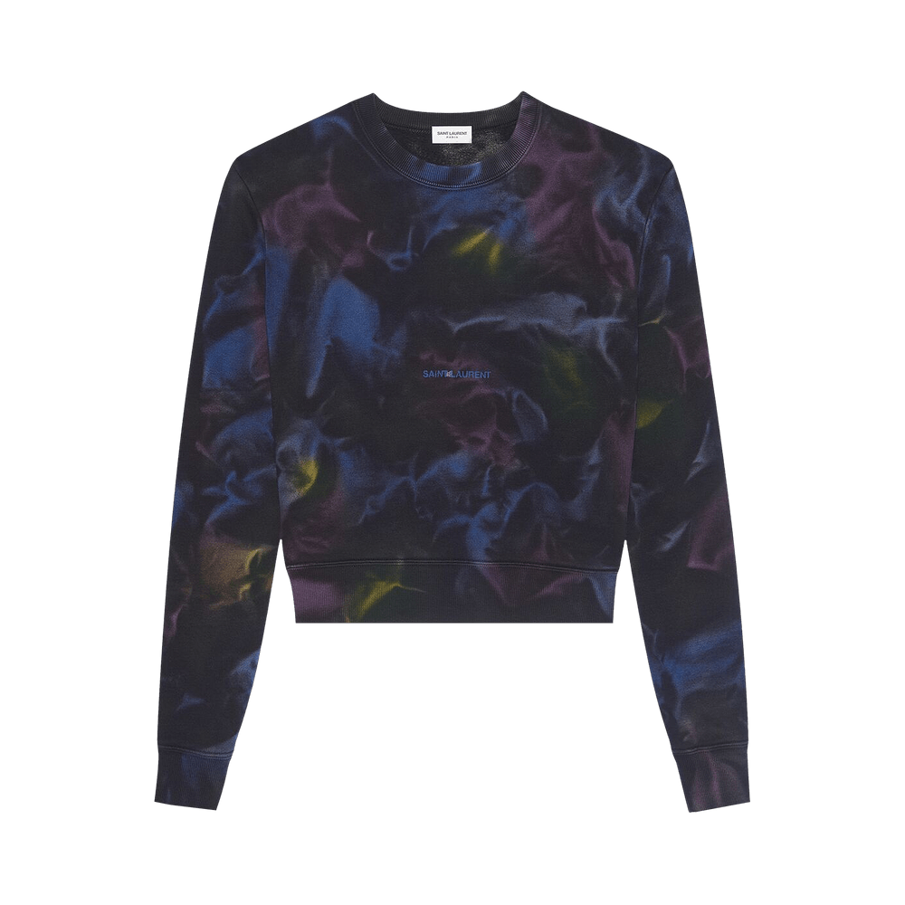 Saint laurent sweatshirt tie dye on sale