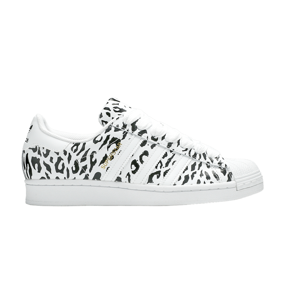 Superstar adidas animal print on sale