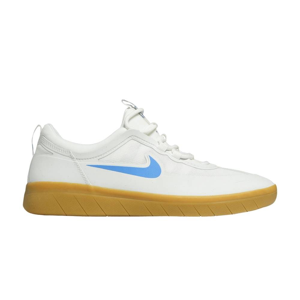 Nike sb nyjah blue  and  gum skate shoes clearance