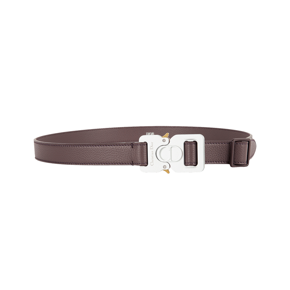 Buy Dior x 1017 ALYX 9SM 25mm Buckle Belt Burgundy 4328AGYMJ H08R GOAT