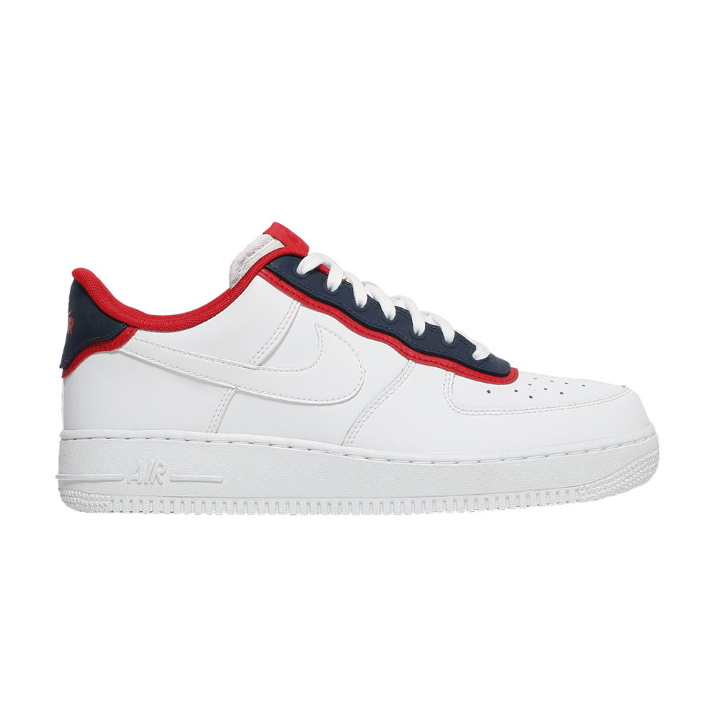 nike air force 1 white obsidian university red