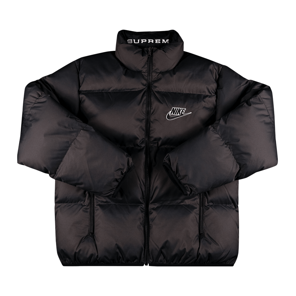 ジャケット・アウター Supreme NIKE Reversible Puffy Jacket Supreme Nike Reversible Puffy Jacket Black Men's - SS21 - US