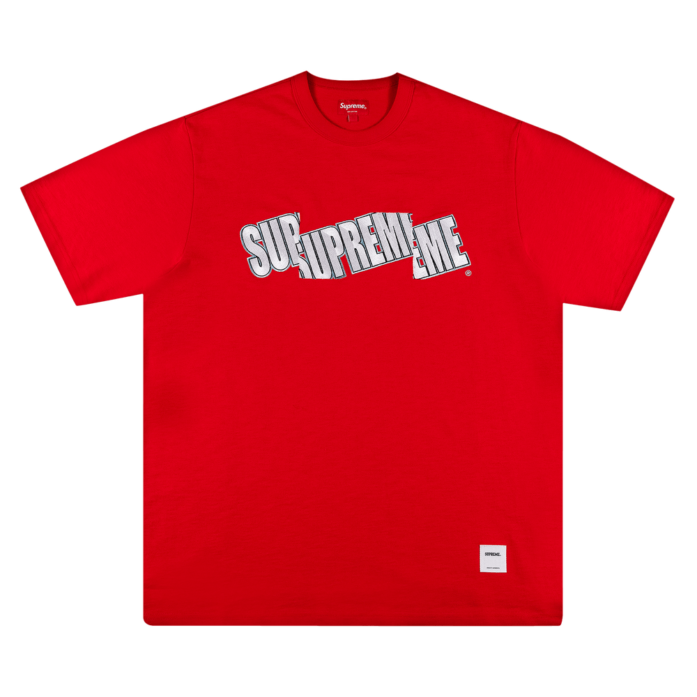 Buy Supreme Cut Logo Short-Sleeve Top 'Red' - SS21KN67 RED