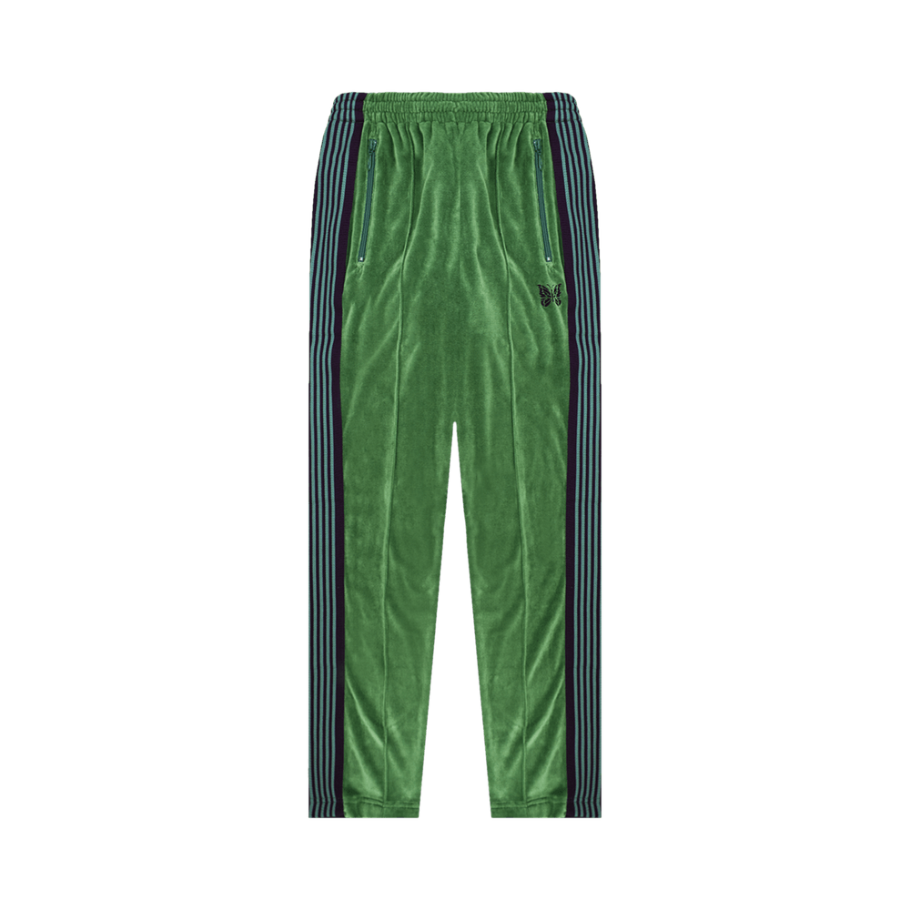 Buy Needles Velour Track Pant 'Green' - IN187 GREE | GOAT