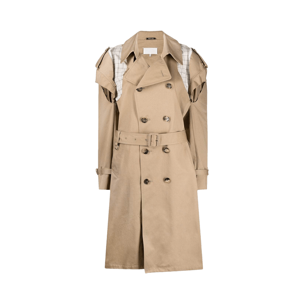 コート MAISON MARGIELA Women Outer S51AH0205 M35271 102 Beige Maison Margiela Trench Coat | Liberty