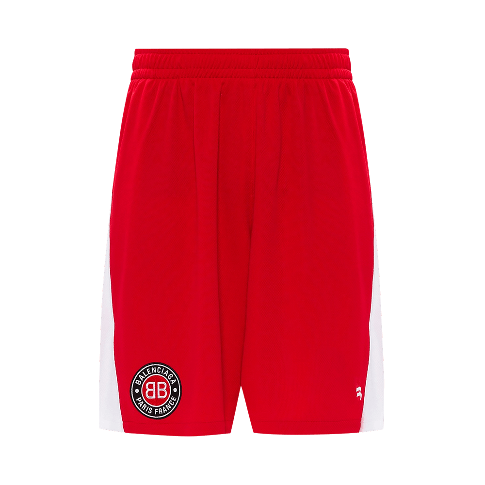 Buy Balenciaga Soccer Shorts 'Red/White' - 641609 TJV05 6540 | GOAT