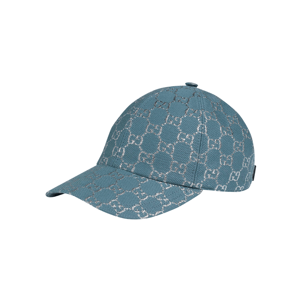 Buy Gucci GG Lamé Baseball Hat 'Light Blue/White' - 631953 3HK75 
