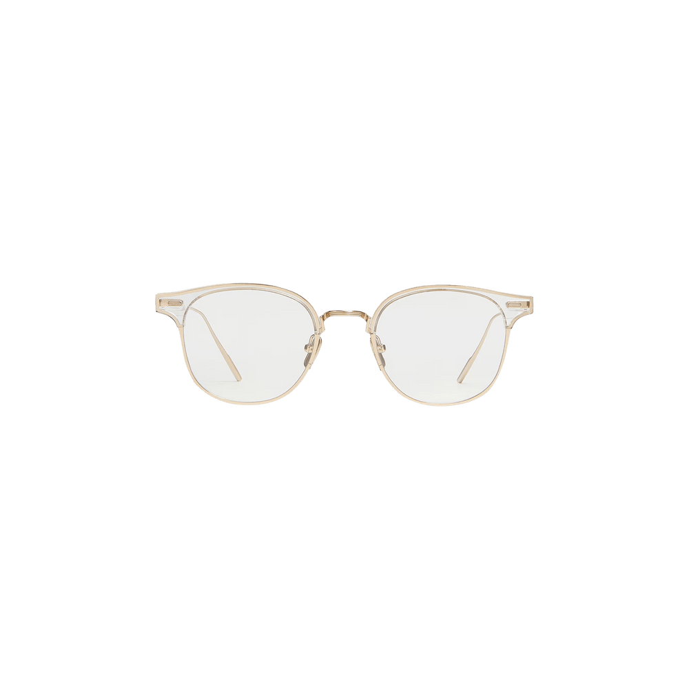 正規品◆GENTLE MONSTER ◆alioX アーリオ◆下金縁◆青色光保護 Gentle Monster Alio X C1 round-frame Glasses | White | FARFETCH