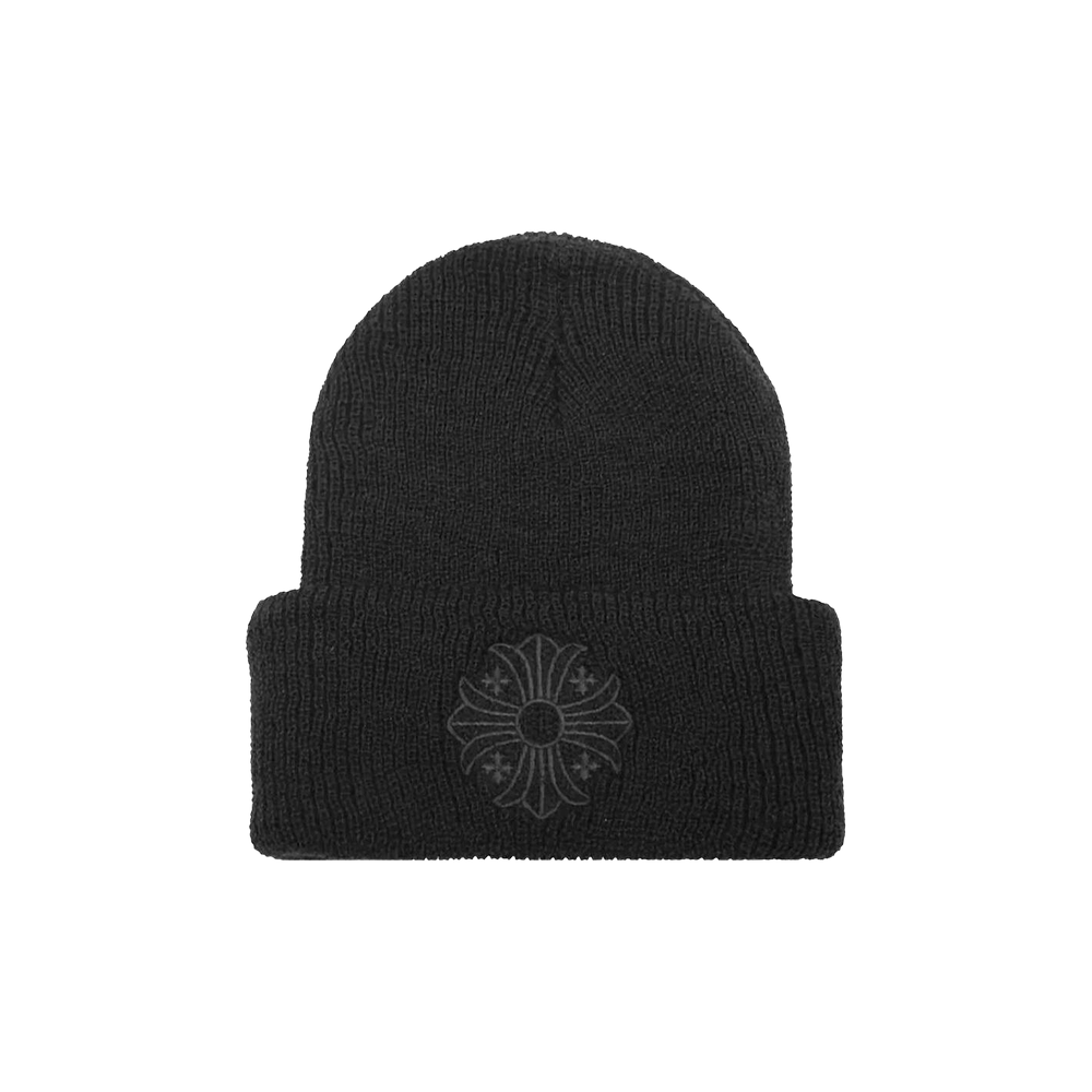Buy Chrome Hearts Plus Cross Beanie 'Black/Black' - 1383