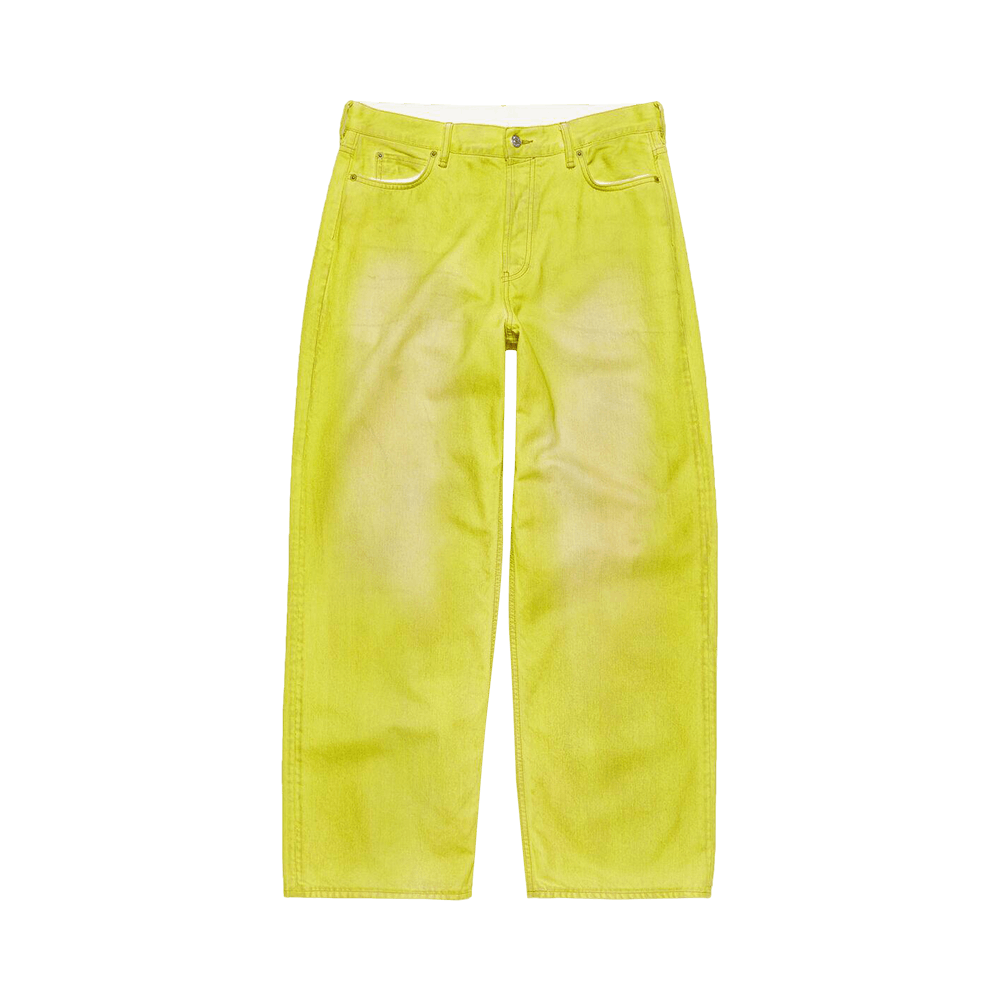 Buy Acne Studios 1981 Loose Fit Jeans 'Yellow' - B00337 GOAT YELL