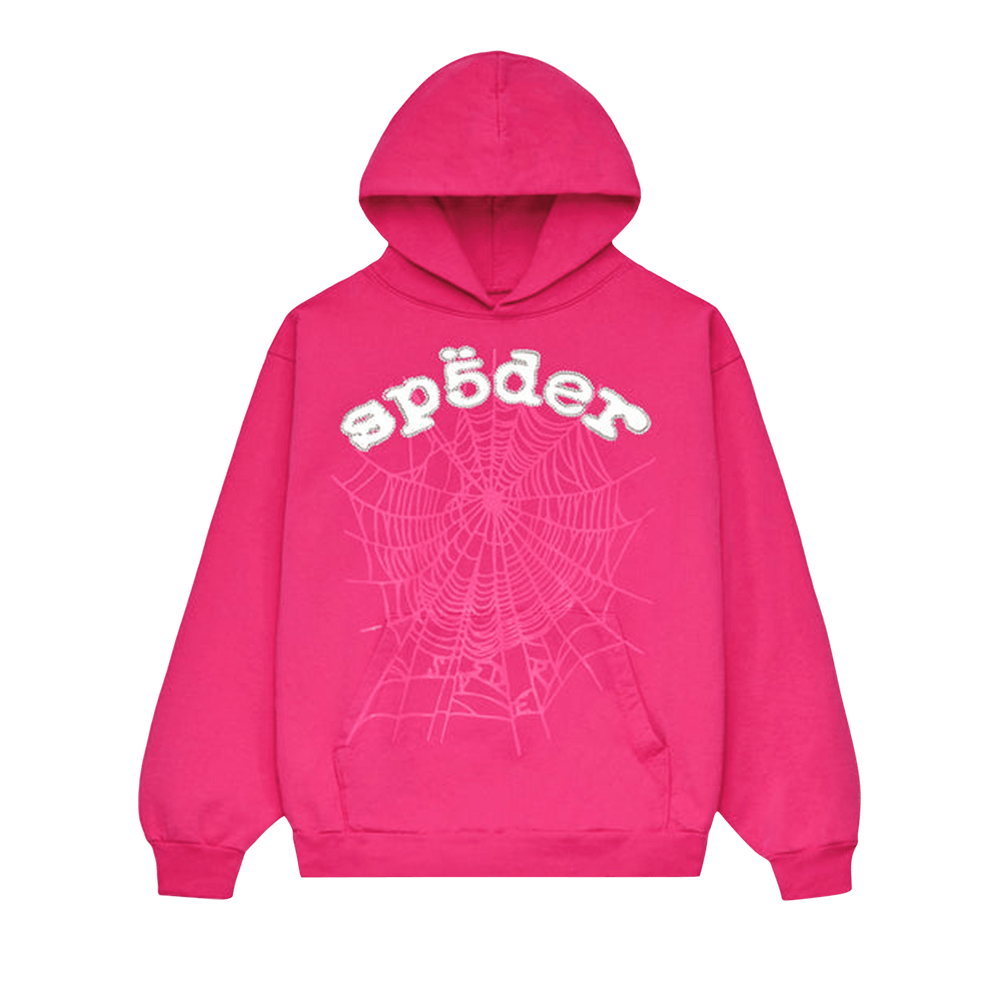 Buy Sp5der Legacy Hoodie 'Pink/White' - M01SS001W2PW | GOAT