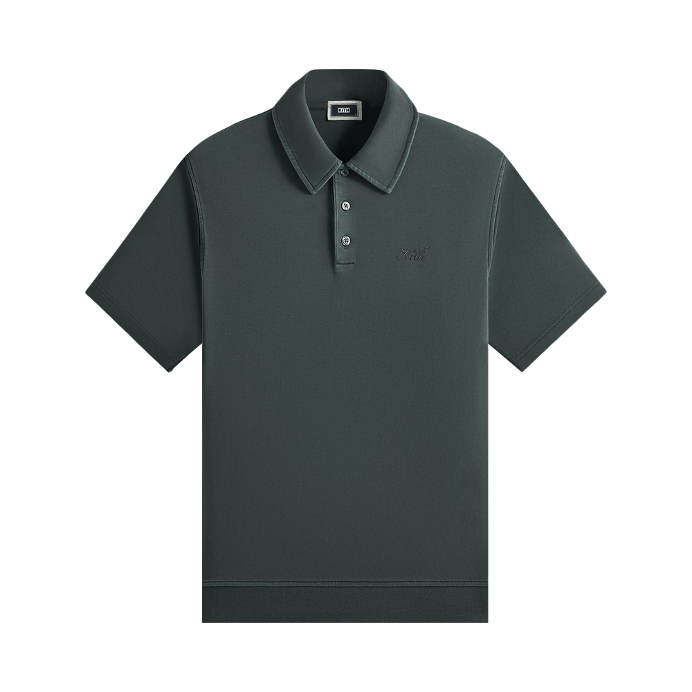 トップス Kith 22SS Crystal Washed Graham Polo Buy Kith Crystal Wash Interlock Graham Polo 'Sandrift