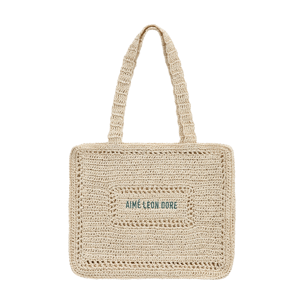 Buy Aimé Leon Dore Crochet Tote Bag 'Natural' - SS24AB006