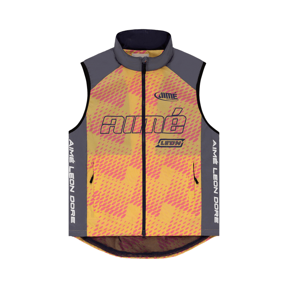 Buy Aimé Leon Dore Podium Vest 'Yellow/Multicolor' - SS24WJ012