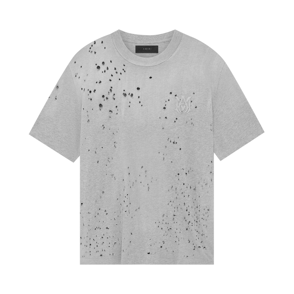 【アミリ】MA SHOTGUN EMBROIDERED TEE_001 Amiri Men's MA Shotgun Embroidered T-Shirt | Neiman Marcus