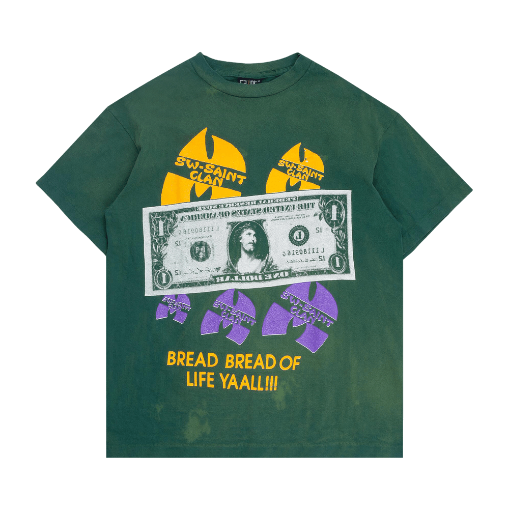 Buy SAINT Mxxxxxx Saint Clan Short-Sleeve Tee 'Green' - SM YS8