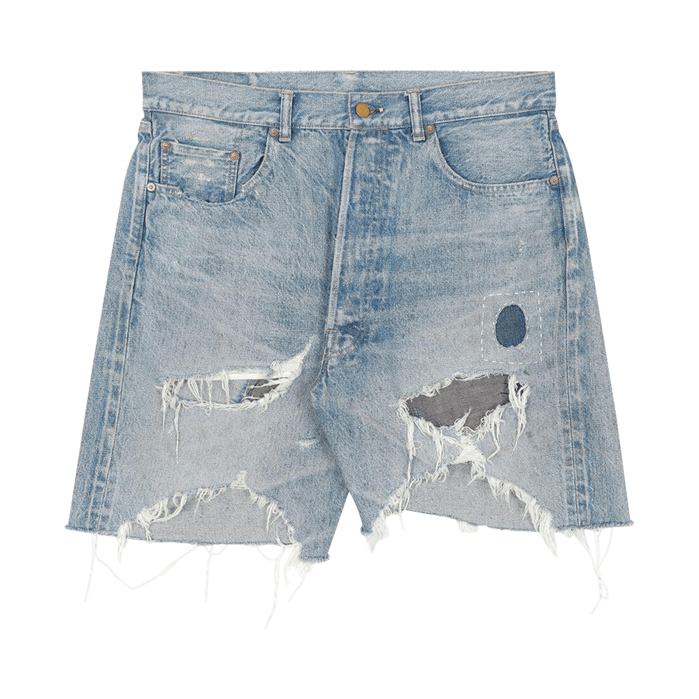 【YOURNUS】McCo Damage Bermuda Denim YOURNUS】Beams Damage Bermuda Denim Pants