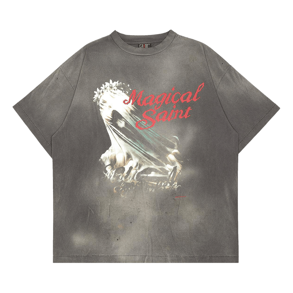 【大人気★】*Saint Mxxxxxx* LM_SS TEE KINGGDOM / BLACK Saint Mxxxxxx (セントマイケル) 】LM-SS TEE / ST KINGDOM