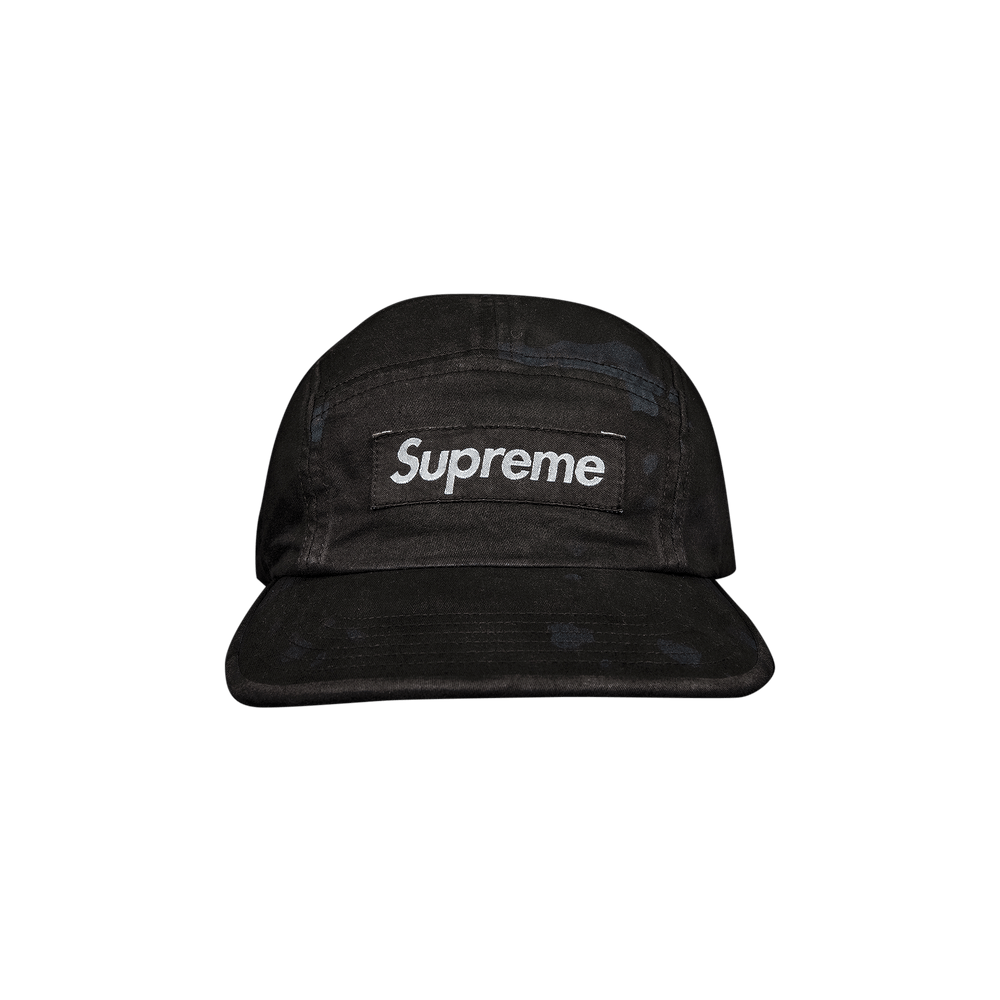 Buy Supreme Overdyed Camo Camp Cap 'Black' - SS21H13 BLACK