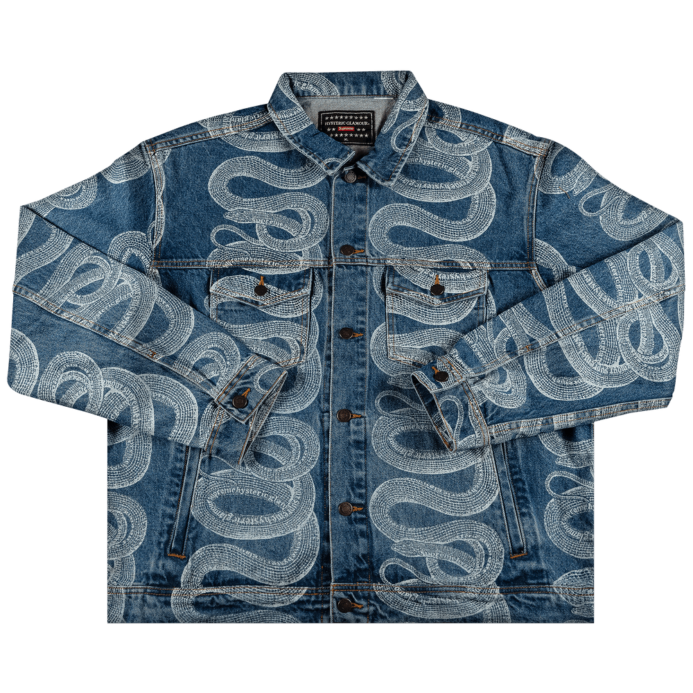 Snake Denim Jacket Sサイズ Supreme HYSTERIC GLAMOUR Snake Denim Trucker Jacket (SS21