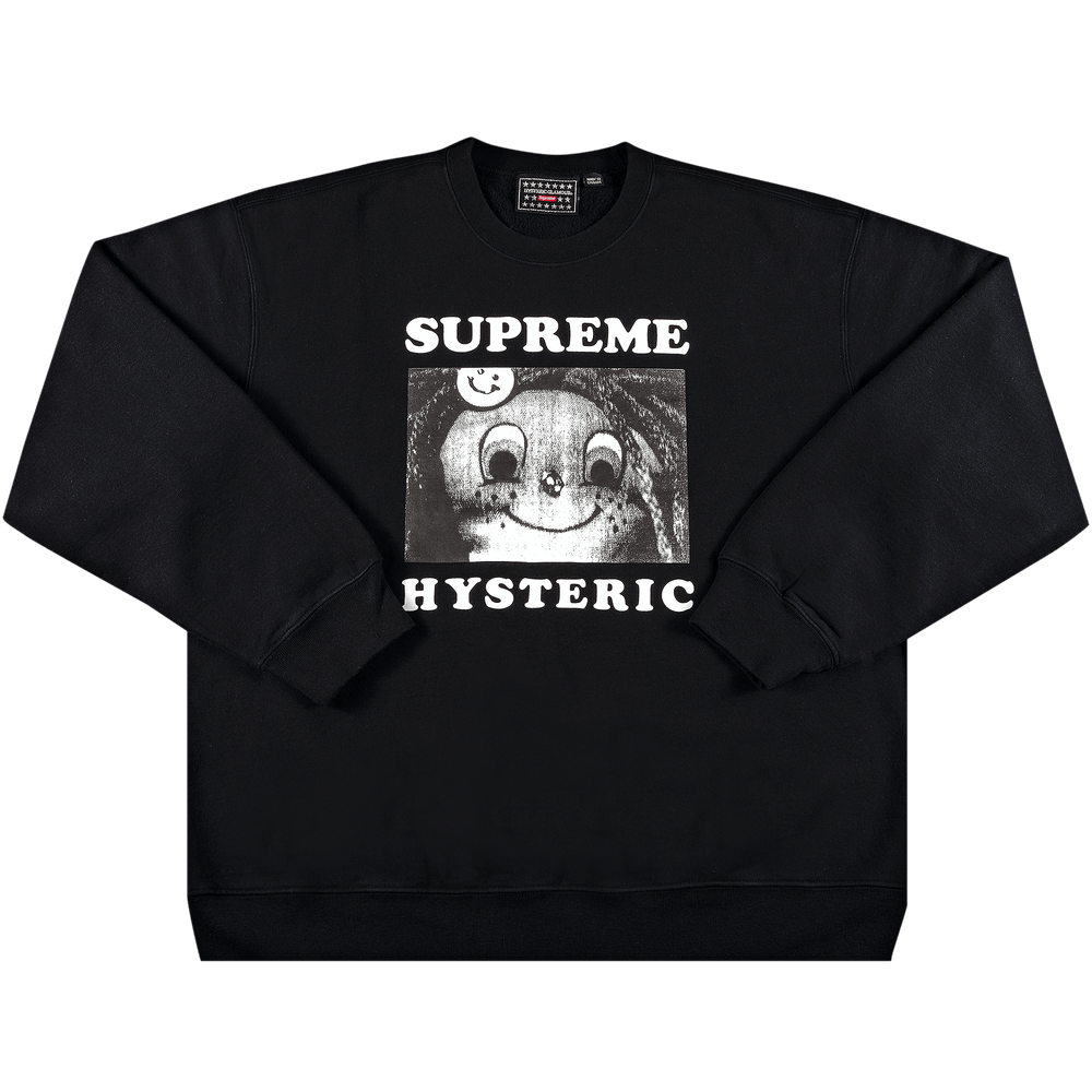 Buy Supreme x Hysteric Glamour Crewneck 'Black' - SS21SW77 BLACK | GOAT