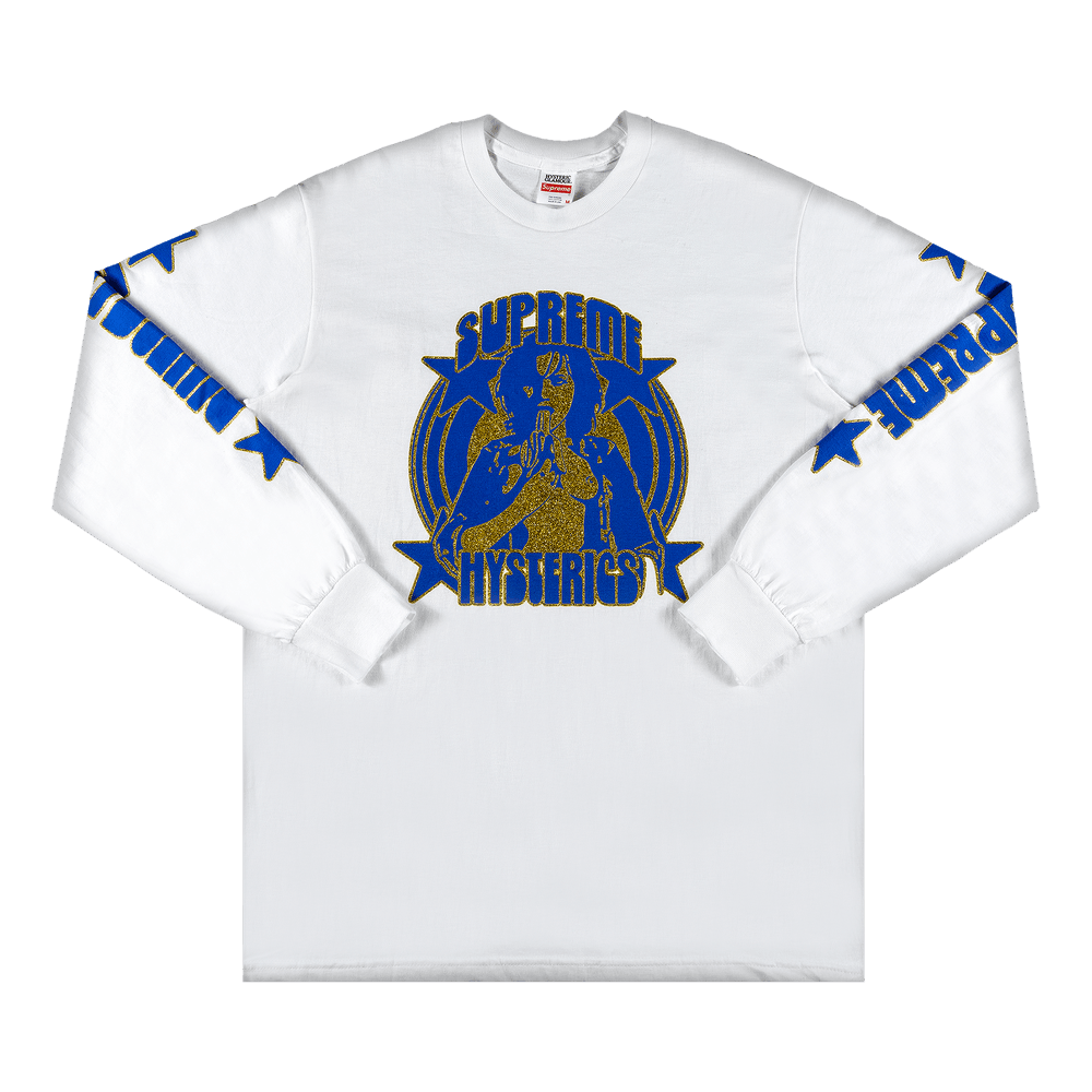 Buy Supreme x Hysteric Glamour Long-Sleeve Tee 'White' - SS21T24 WHITE |  GOAT