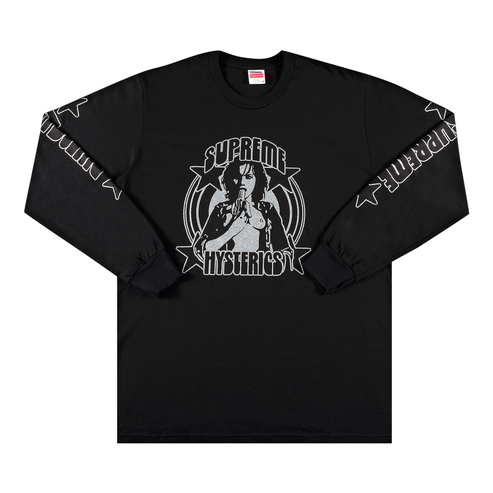 Buy Supreme x Hysteric Glamour Long-Sleeve Tee 'Black