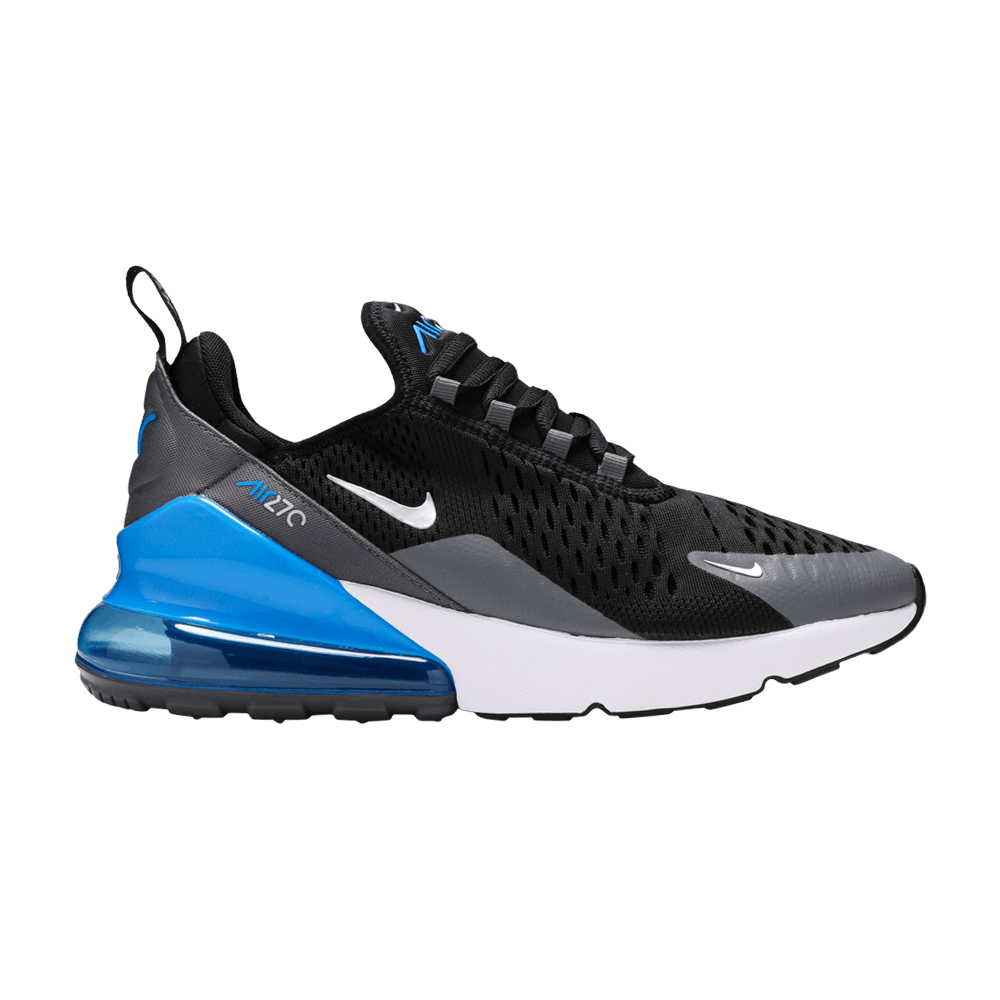 air max 270 black with blue