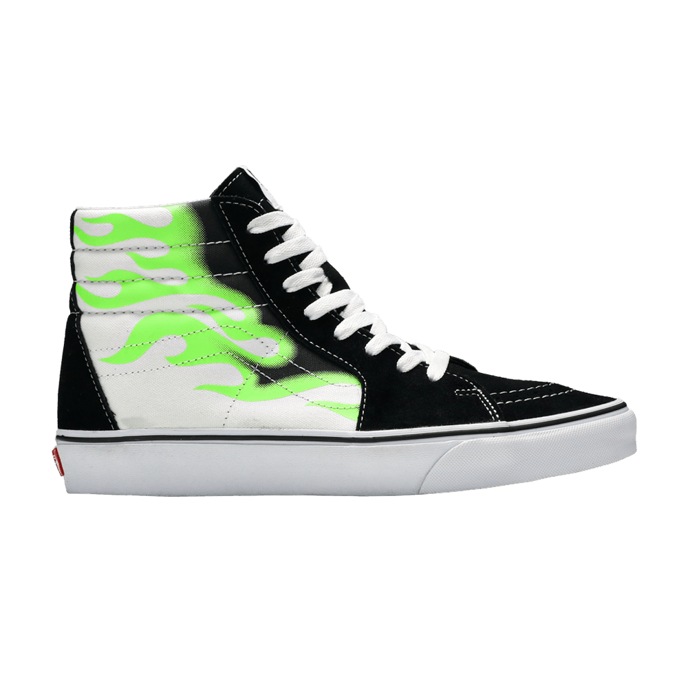 Buy Sk8-Hi 'Flame Black White' - VN0A4U3CXEY | GOAT