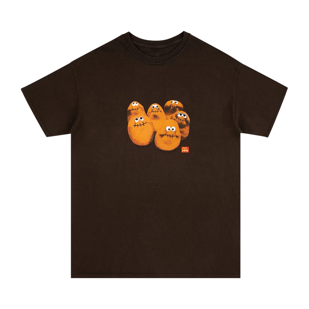 マクダフ　The Nymph Jack Scott Orange Cactus Jack By Travis Scott X Mcdonald's Squad T-Shirt Iii Brown