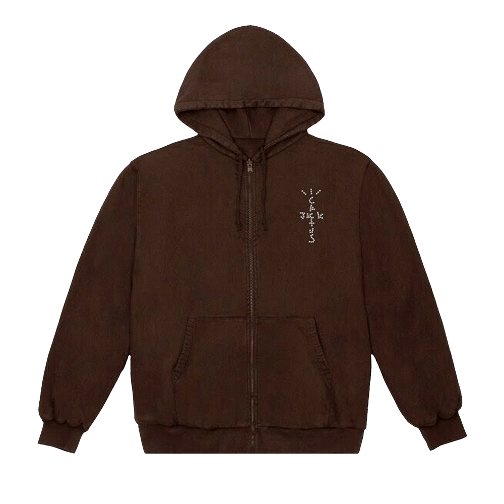 Buy Cactus Jack by Travis Scott YUP Zip Hoodie Brown CJMFHS09 BROW GOAT