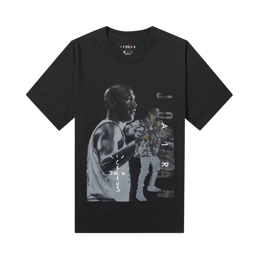 Buy Cactus Jack by Travis Scott x Air Jordan T Shirt Black CJ9059 010 GOAT