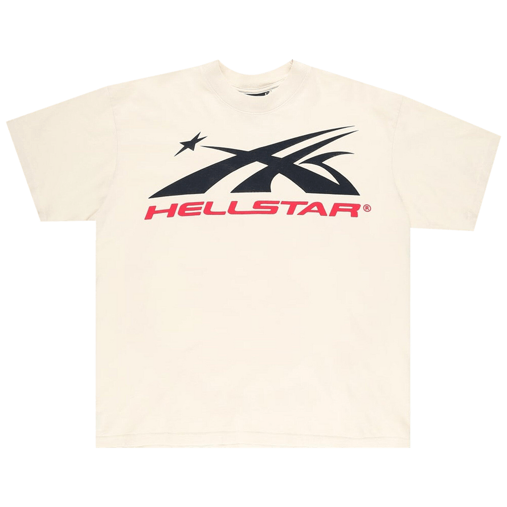 Hellstar Gel Sport Logo T-Shirt White/Red Price in India | Culture